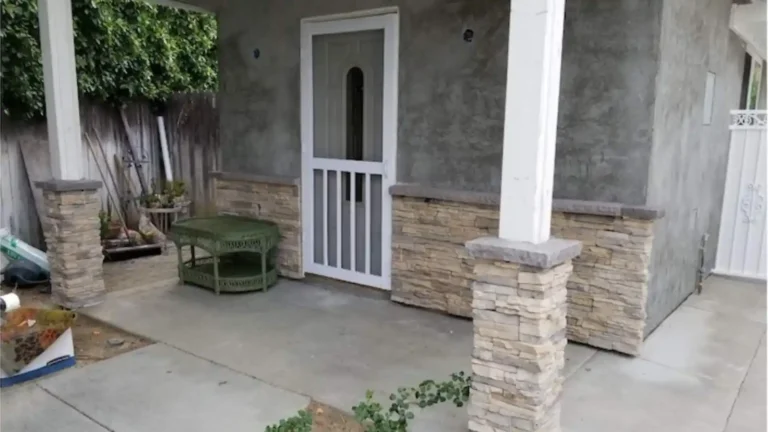 Stone Veneer Columns