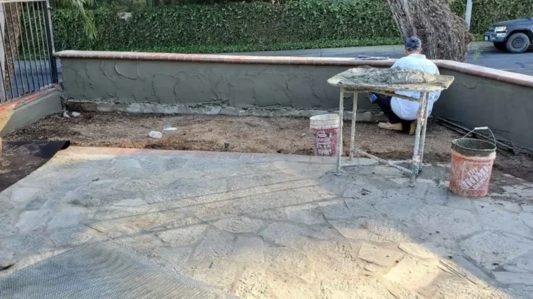 Stucco Block Walls